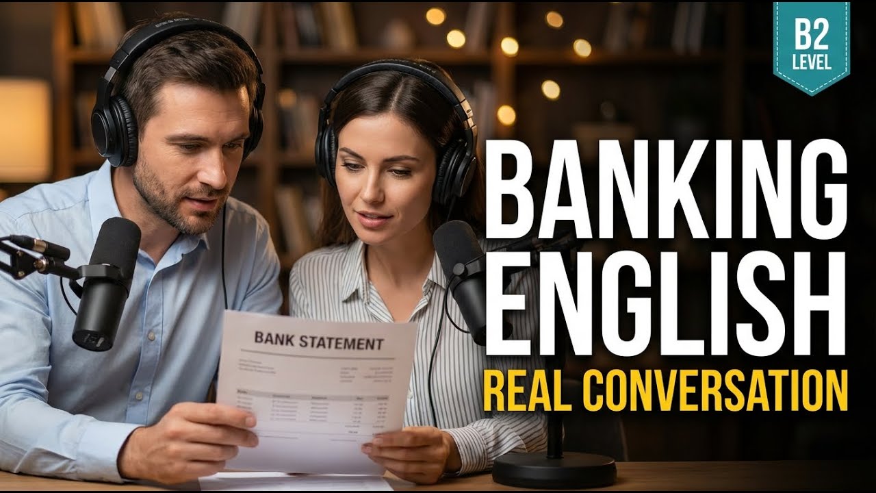 Real English Podcast: Fixing Bank Mistakes (Level B2)