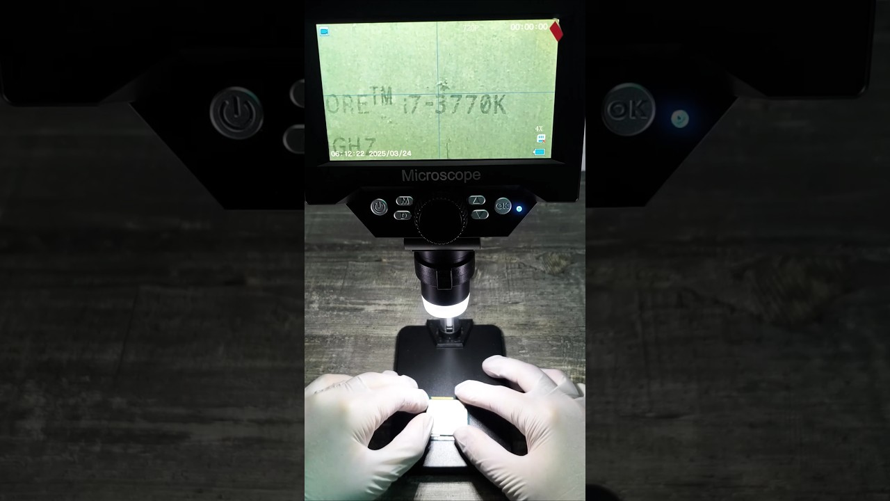 Цифровой микроскоп - имба для ремонта и поиска мелких косяков в пк железе? #pc #microscope