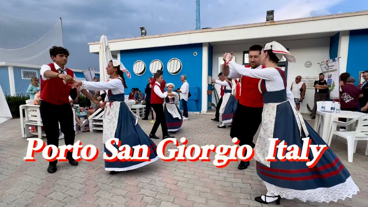 Joyful Seaside Folk Dance and Music | Porto San Giorgio | Pro Loco in Festa Ep.1