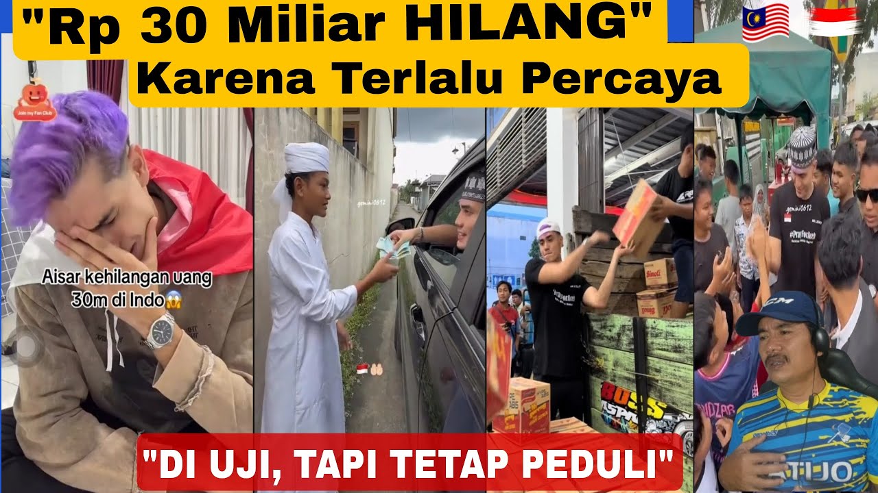 HILANG WANG 30 MILYAR, AISAR KHALID TETAP BANTU KORBAN BANJIR