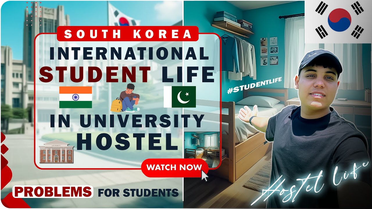 International Student Life In university Hostel || Student accommodation || South korea ||
