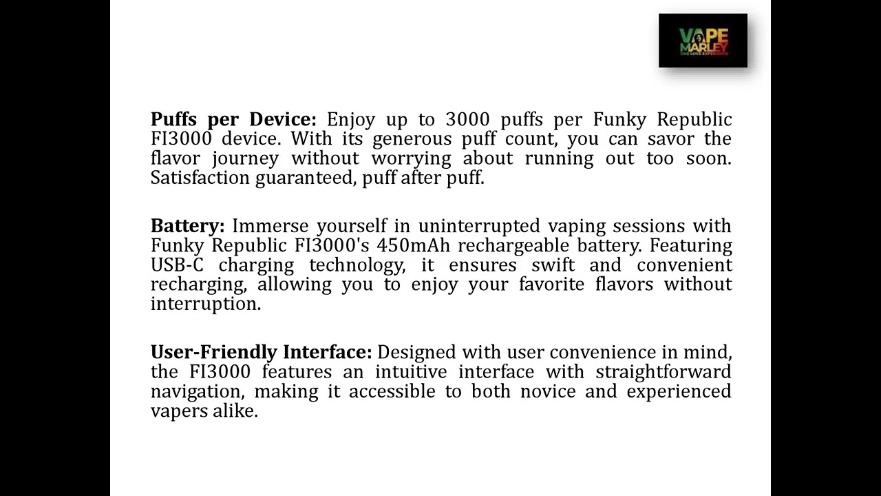 Funky Republic FI3000