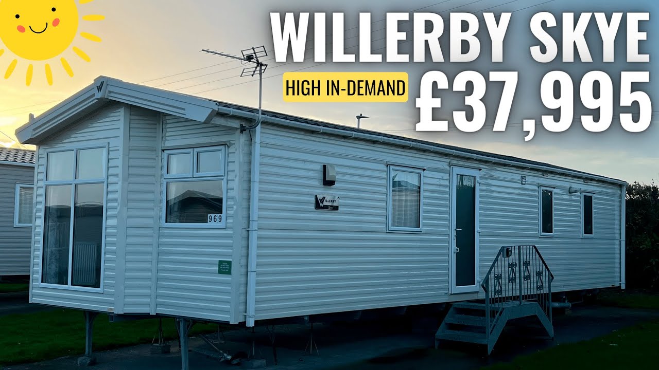 Популярный стационарный караван Willerby Skye, 3 спальни - СНОВА В НАЛИЧИИ!!!