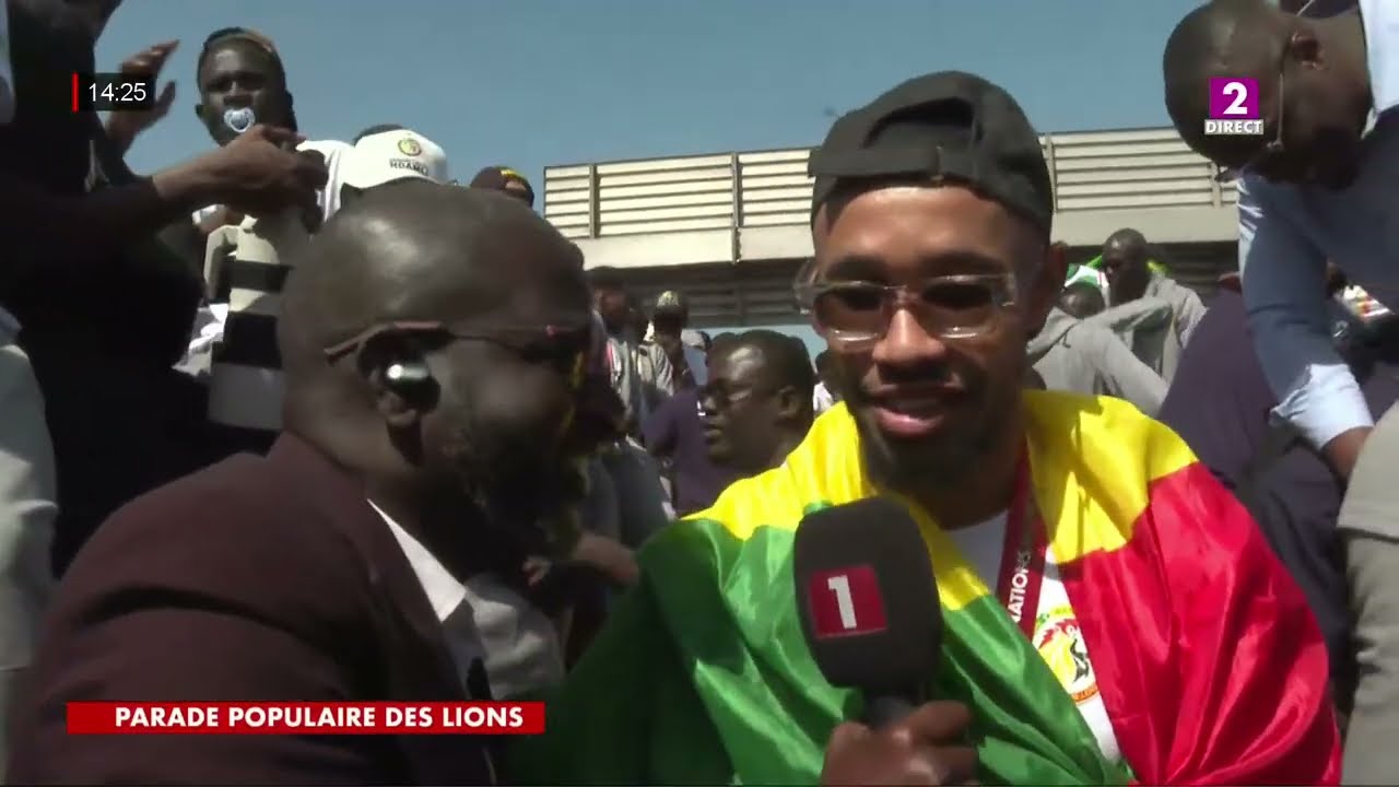 Parade populaire des lions : La joie de Yehvann Diouf et El Hadji Diouf