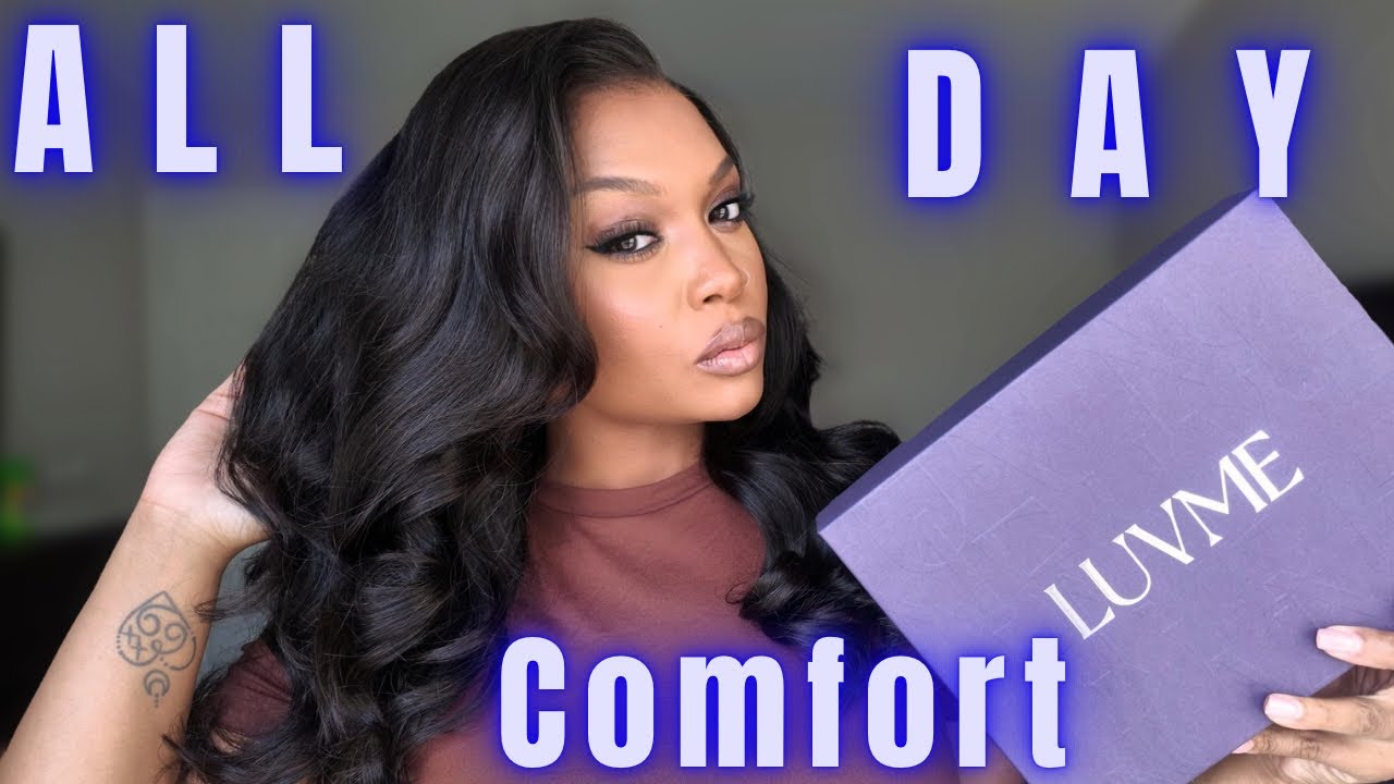 Парик All-Day Comfort™ с многослойными свободными волнистыми волосами без клея Luvme
