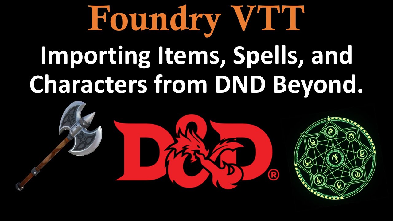 Foundry VTT Importing from DnD Beyond