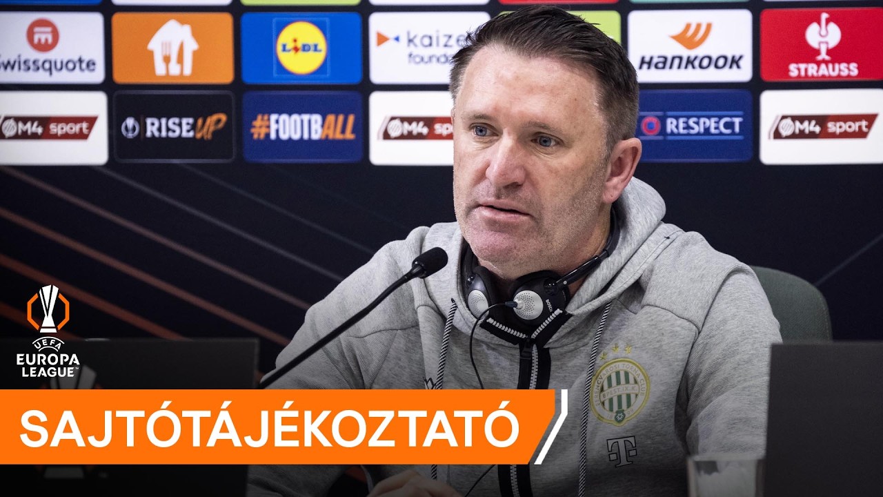 Ferencvárosi TC – SC Braga | Európa-liga | mérkőzés előtti SAJTÓTÁJÉKOZTATÓ🎙️