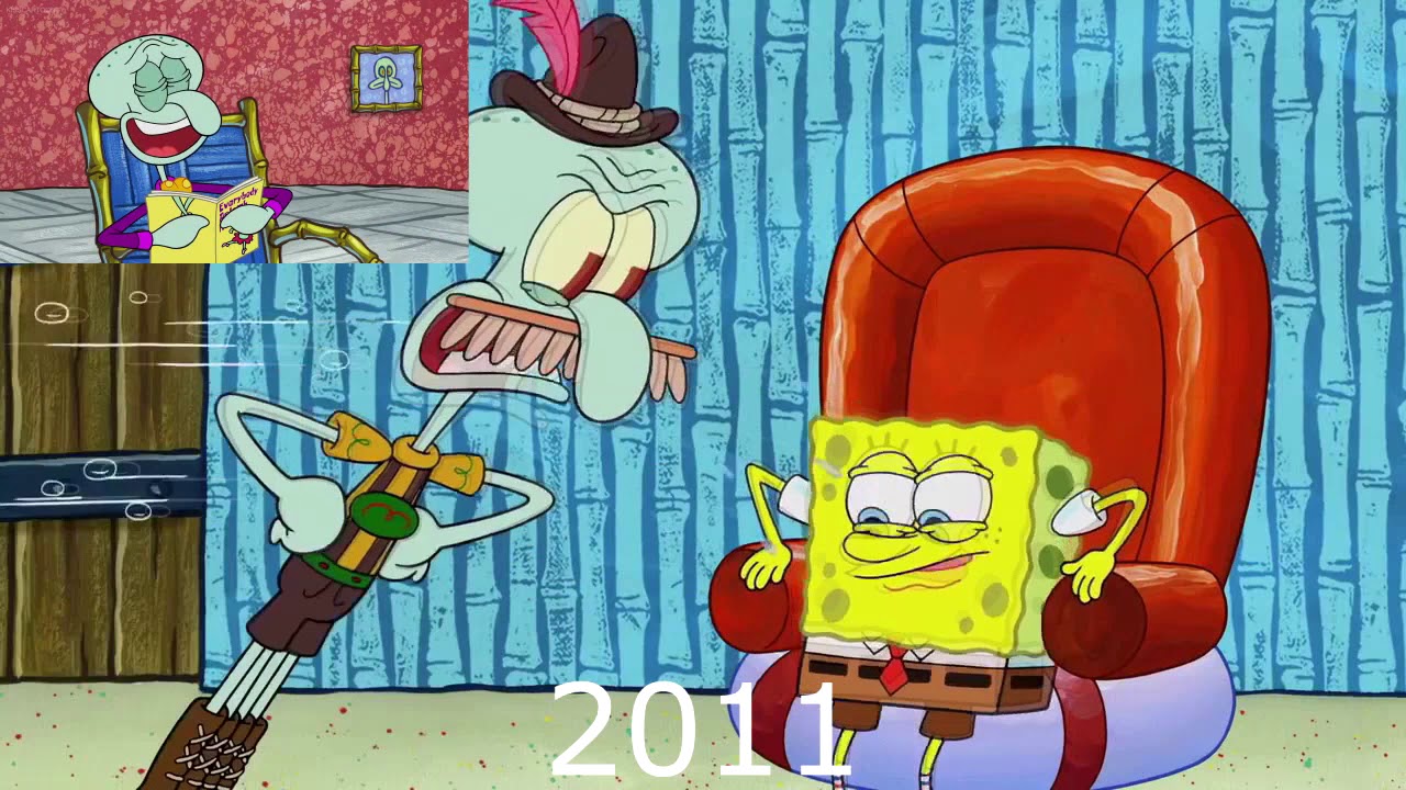(Unfinished, read Desc!) Squidward has a Sparta Time Travelling Remix