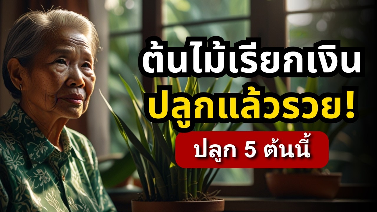 ไม่รวยก็แปลก! 5 ต้นไม้มงคล 'ดูดทรัพย์' เข้าบ้าน (ตำราพุทธโบราณ!) | ธรรมะปัญญา