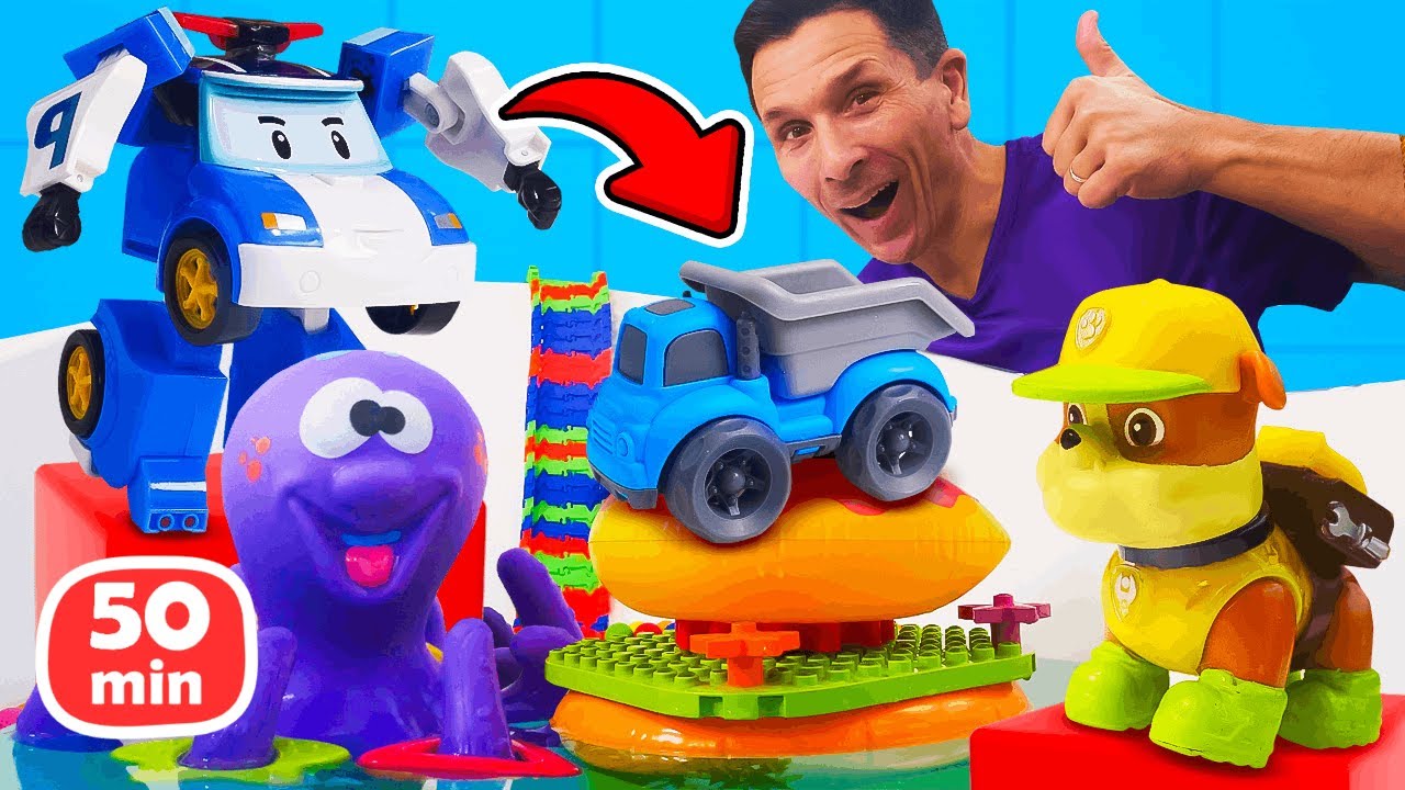L’avoin, décolle ! ✈️ Jeux amusants avec Fred et ses amis les jouets. Pour les enfants