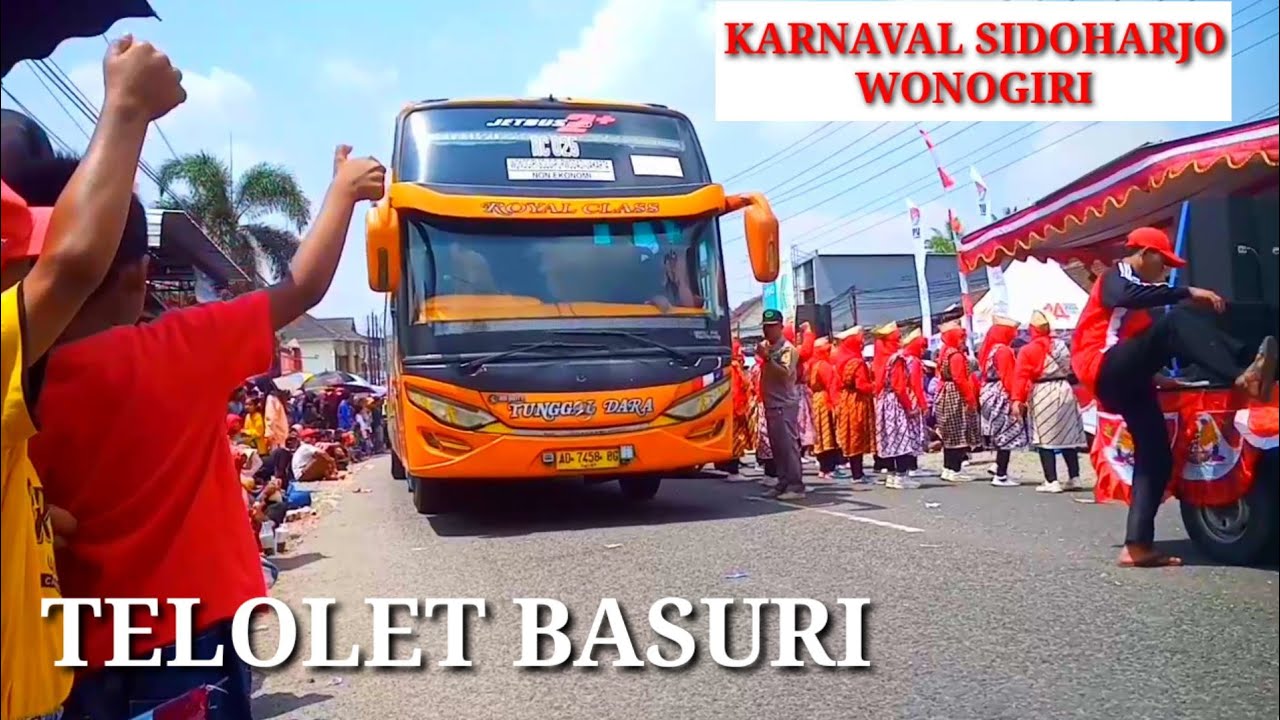 PAWAI KARNAVAL KECAMATAN SIDOHARJO WONOGIRI || ADA TELOLET BASURI