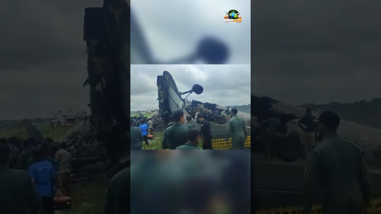 IAF AN-32 Transport Aircraft Crash #shorts #defencenews #india #fighterjet