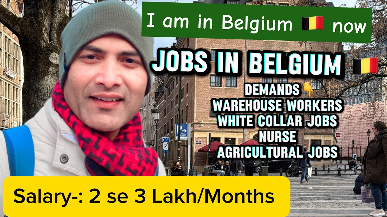 How to get FREE Jobs in Belgium | High Salary Work Permit 2025