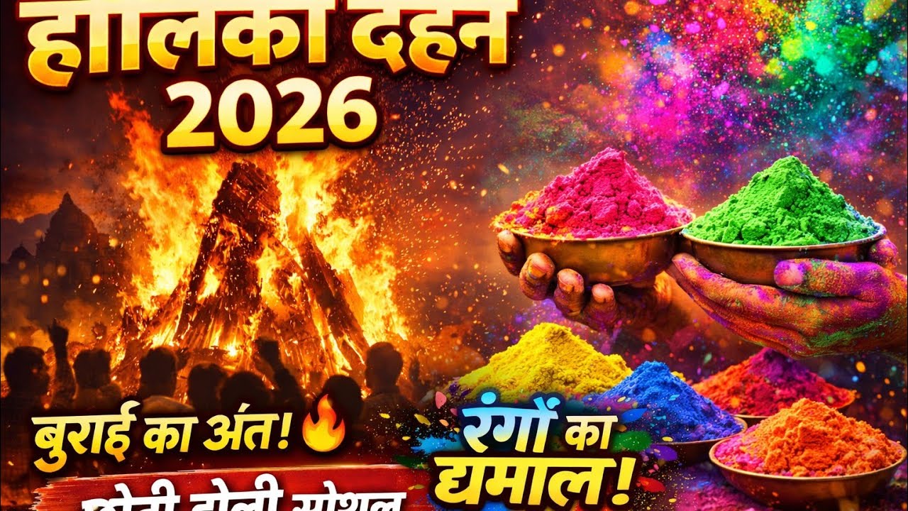 Chhoti Holi 2026 🔥 Holika Dahan Special | Burai Par Achchai Ki Jeet 🙏