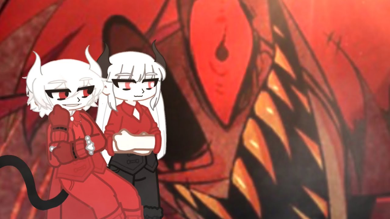 Helltaker girls react to: (Helltaker as Alastor angst) 3/5