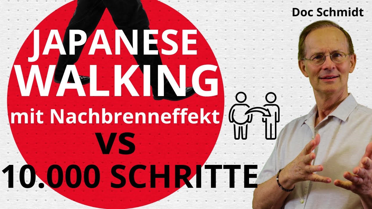 Japanese Walking vs 10 000 Schritte -  Mythos und Alternative. Modernes Gesundheitstraining.
