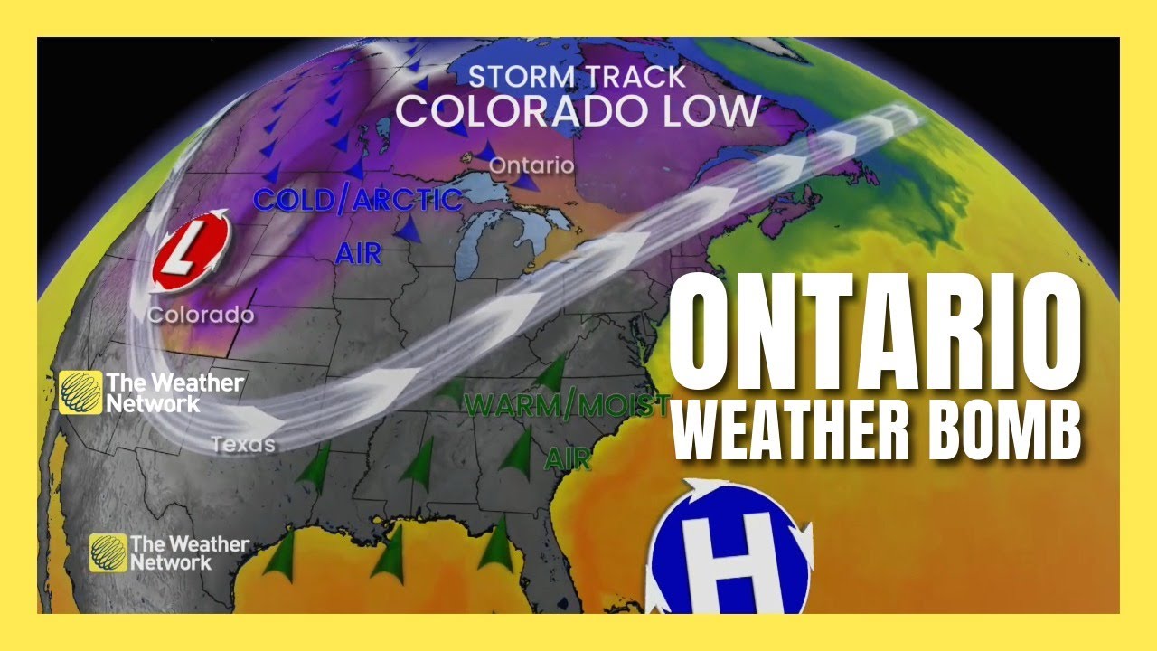 Details on the &lsquo;Weather Bomb&rsquo; Hitting Ontario Sunday