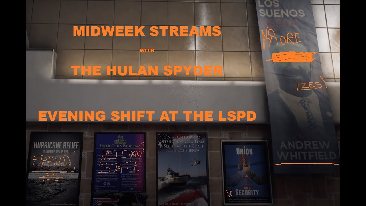 Midweek Streams PART II  |  Evening Shift  |  Ready Or Not with The Hulan Spyder