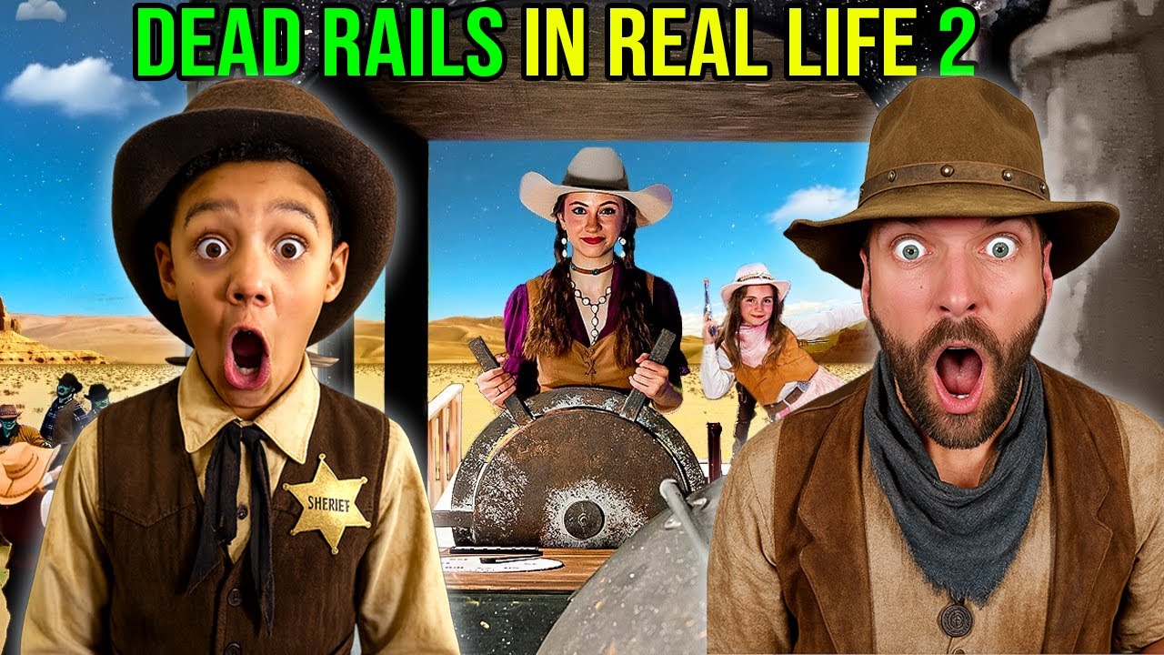 Roblox in Real Life! Reacting to Dead Rails 2 by Shiloh & Bros!
