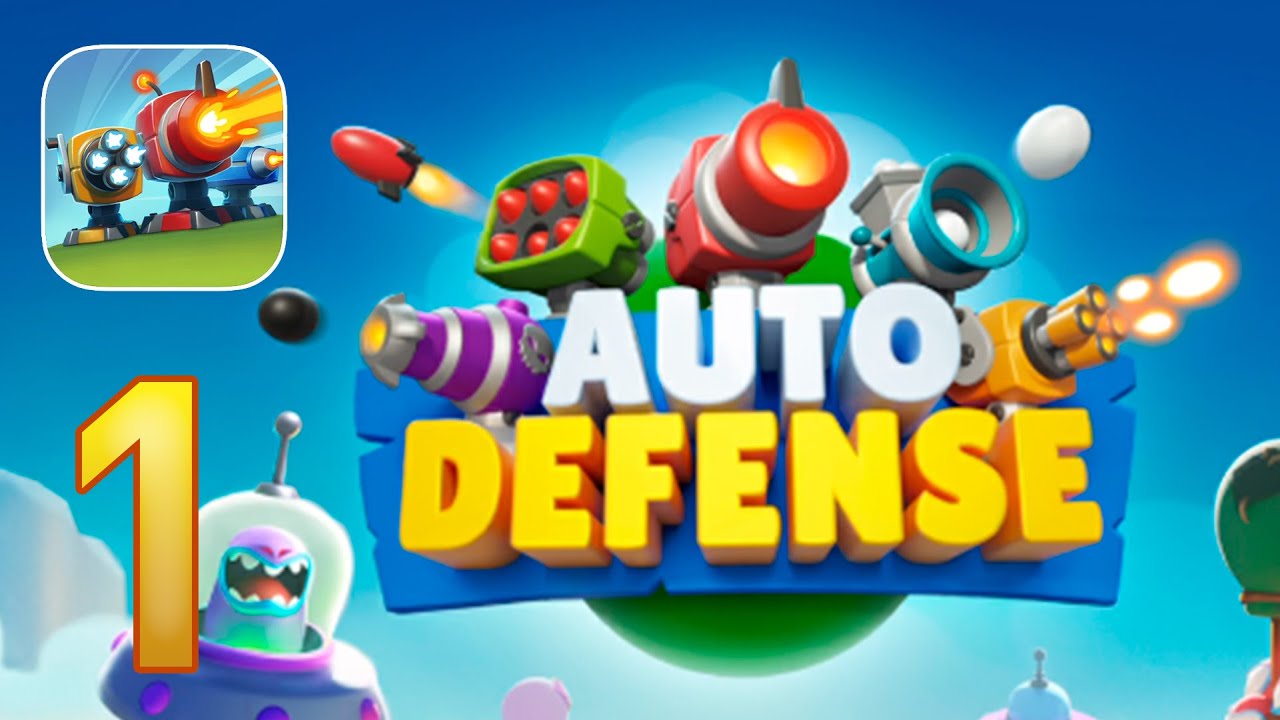 Auto Defense: Gameplay Walkthrough Part 1 - Tutorial! (iOS, Android)