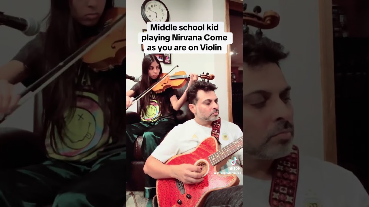 Nirvana Come as you are | Acoustic Cover Series | Violin Cover