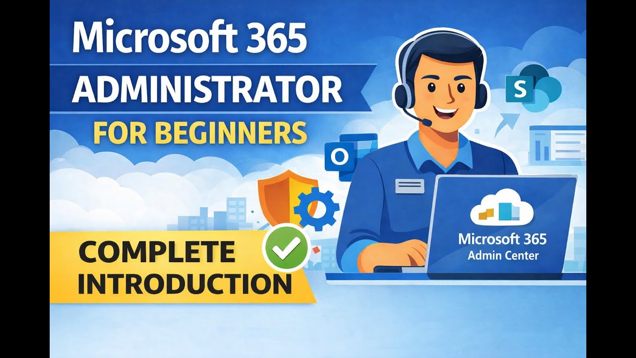 Полное введение в администрирование Microsoft 365 для начинающих.