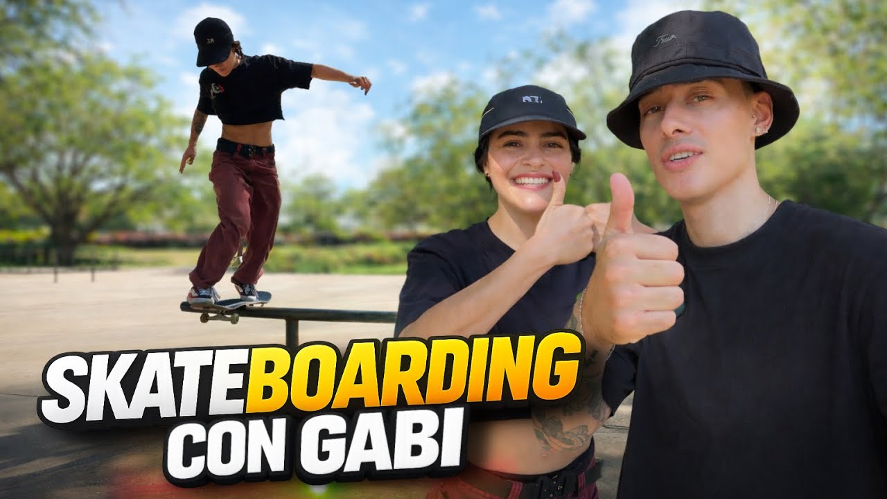 Fui a Patinar con una de las Mejores SkateGirl de mi País | JuanDiazk8