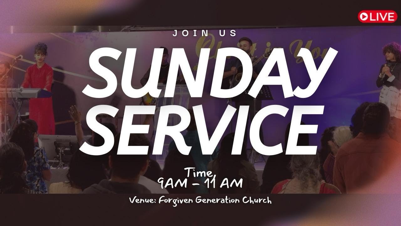 🔴Live Sunday Service | LIVE | 07th Sep 2025 | @ 9:00 am (IST)