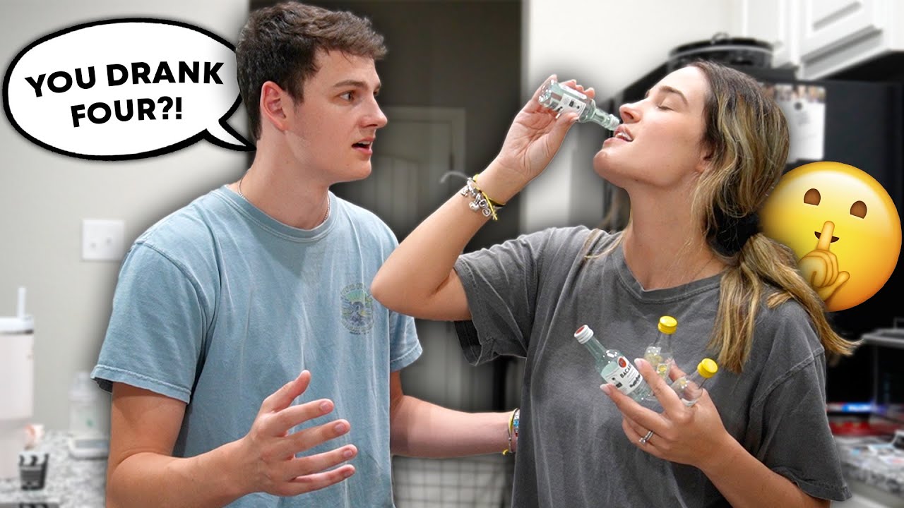Getting DRUNK WITHOUT HIM Knowing Prank
