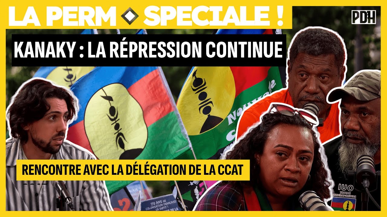 KANAKY : la RÉPRESSION CONTINUE, rencontre avec la délégation de la CCAT