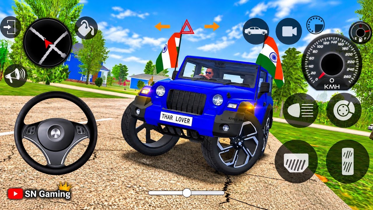 Modified Mahindra Thar Car Games: Indian Cars (Gadi Wala Game) - Car Games Android Gameplay 2026