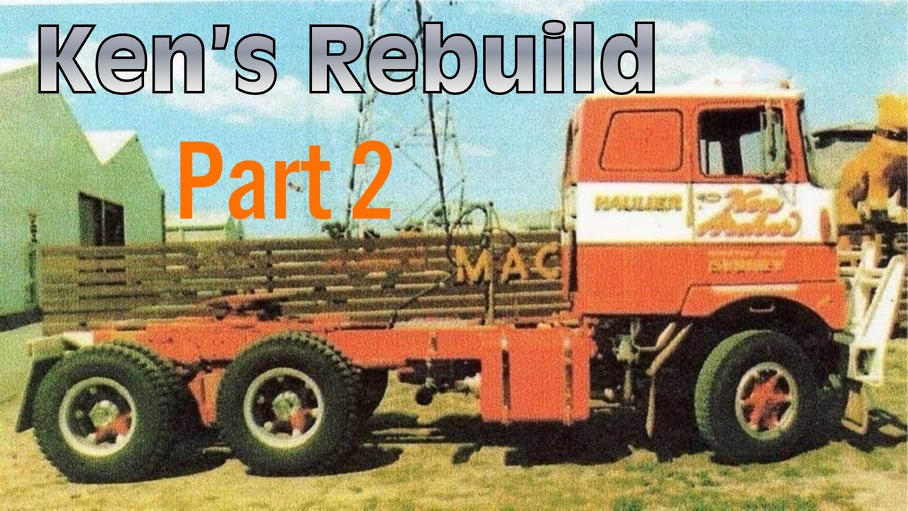 Ken’s Rebuild part 2. 1971 Mack V8 engine work, front end work and look at fibreglass F model cabin.