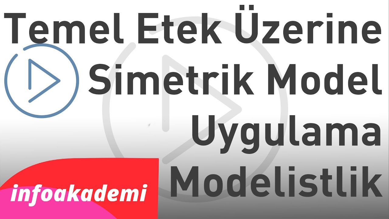 Temel Etek Kalıbı Üzerine Simetrik Model Uygulama