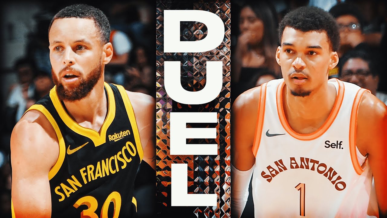 ЗВЕЗДЫ СТОЛКНУЛИСЬ 🚨 Стивен Карри (33 очка) против Виктора Вембаньямы (32 очка) | 31 марта 2024 г.