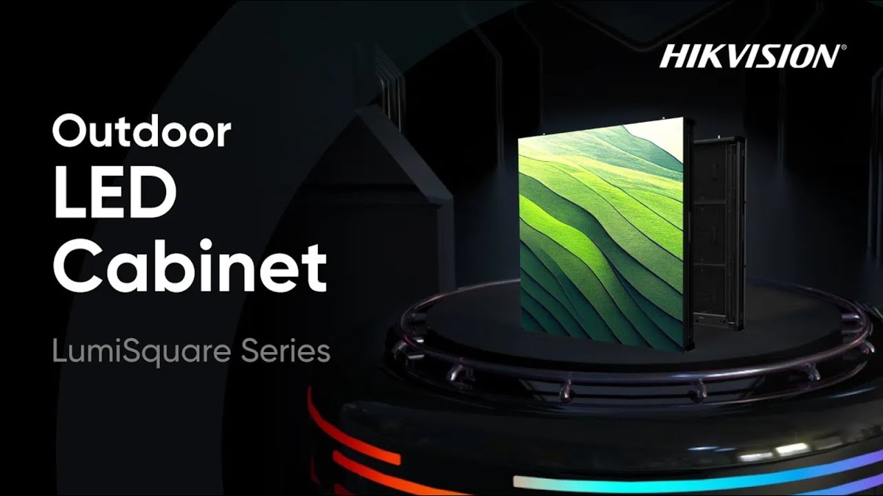 Hikvision LumiSquare Series Outdoor LED Cabinet Demonstration