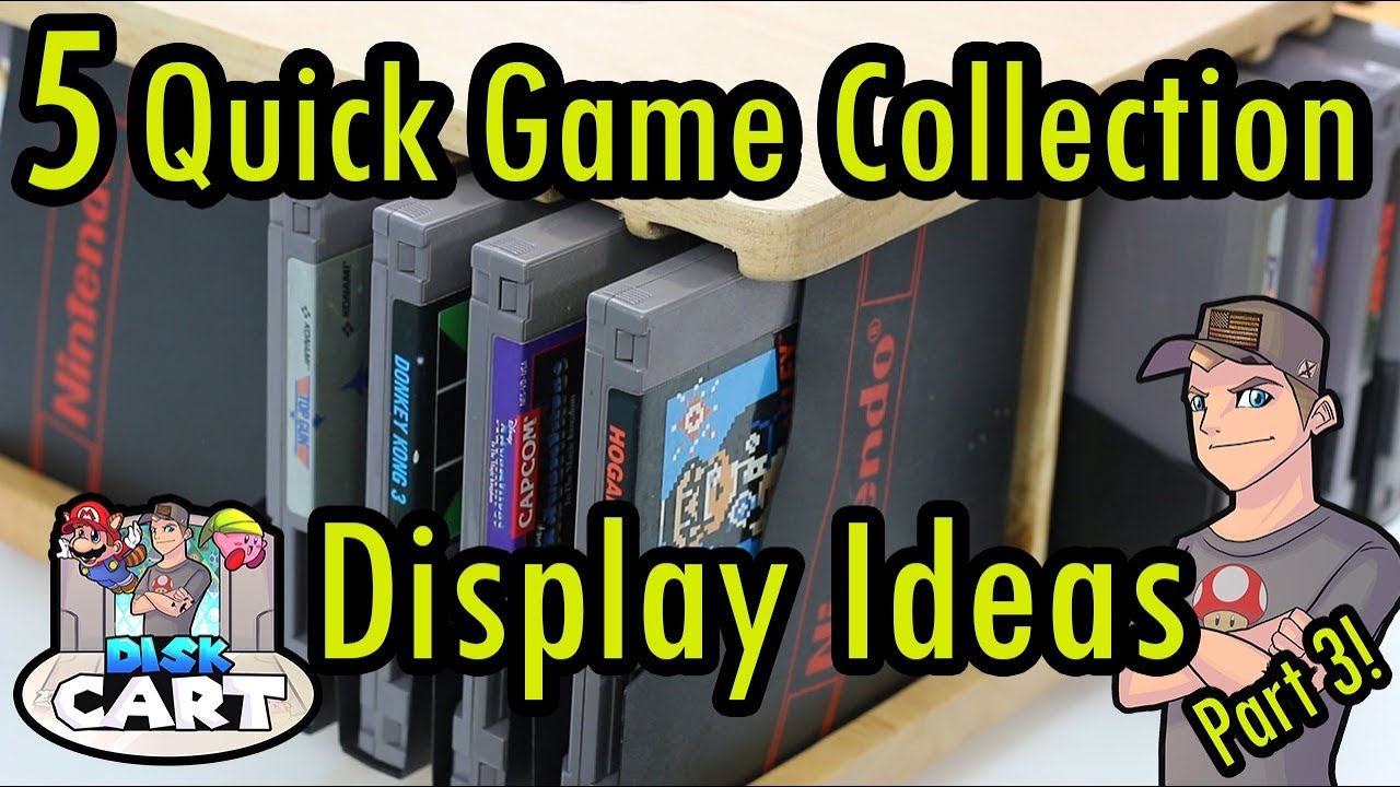 5 Quick Display Ideas for a Game Collection! Part 3 !