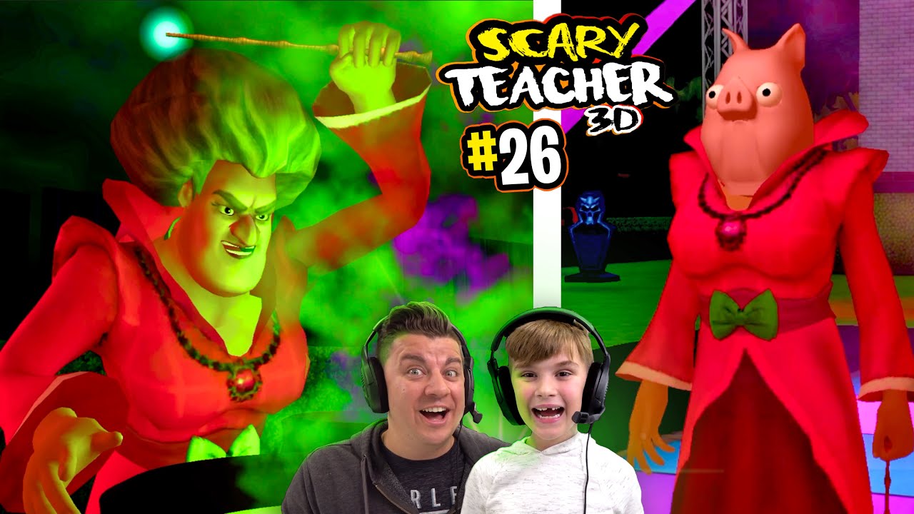 WE TURNED HELLO NEIGHBORS SISTER INTO PIGGY! Scary Teacher 3D Special Chapter