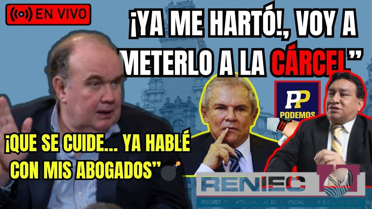 🔥 “¡LO VOY A METER A LA CÁRCEL!” — Rafael López Aliaga responde con todo a Pepe Luna 🇵🇪