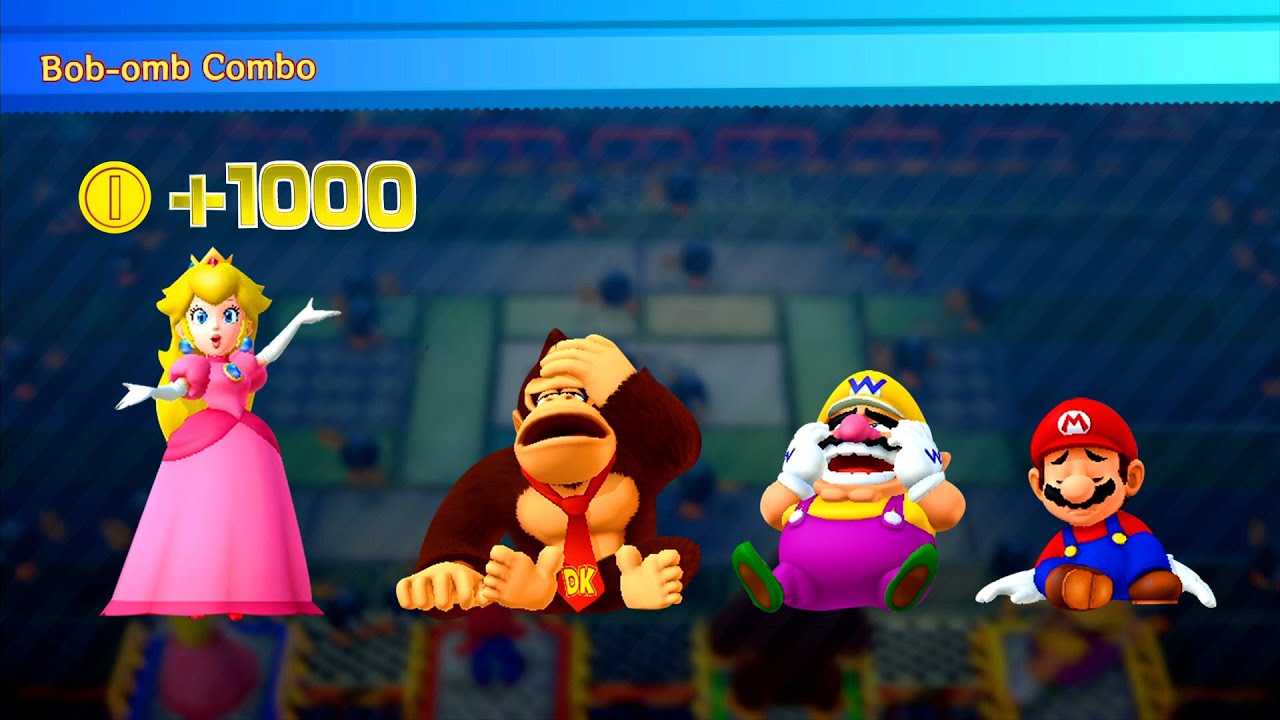 【マリオパーティ10】 コインチャレンジプリンセスピーチVsマリオVsドンキーコングVsワリオ(CPU最強 たつじん)