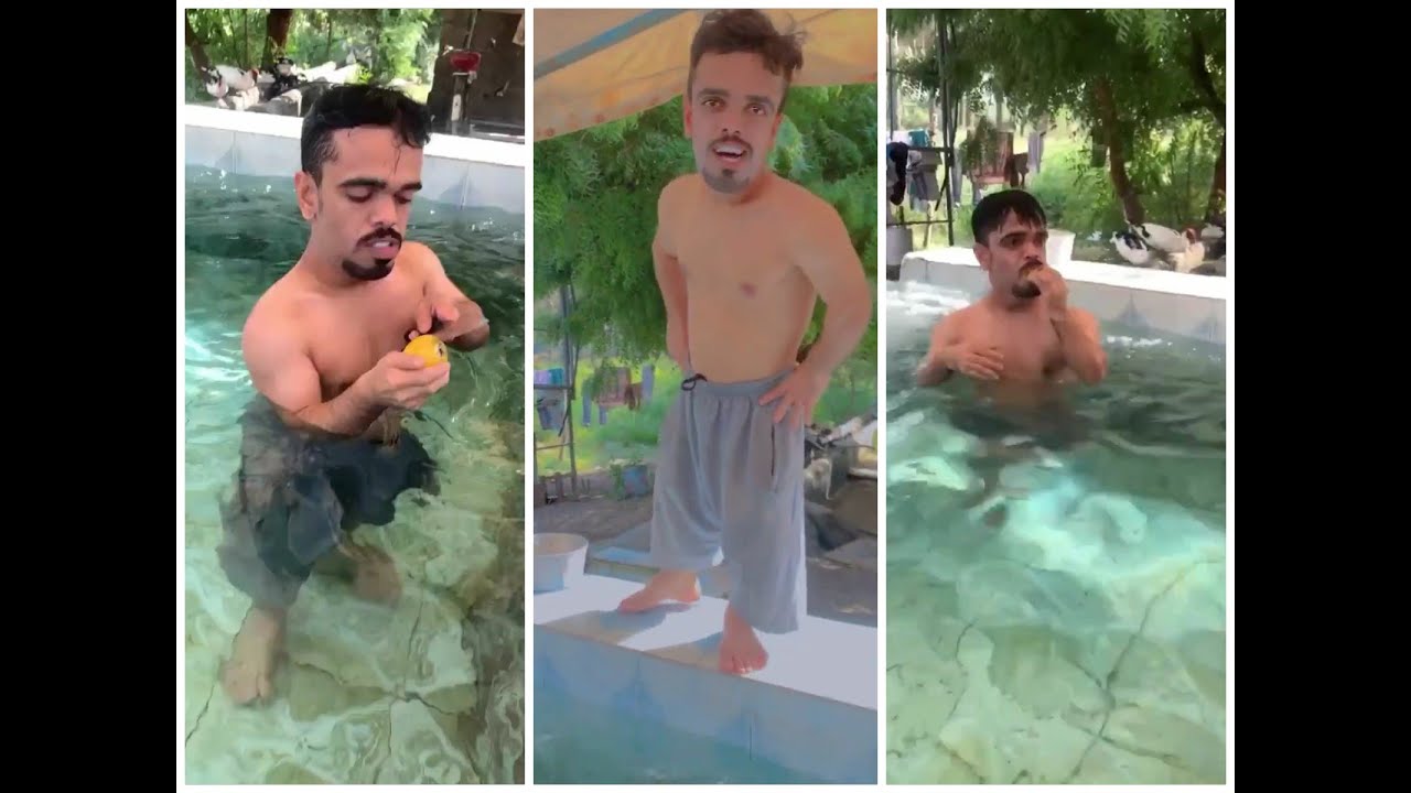 بوشنب علاوي في حمام السباحة ههههه لا يفوتكم الضحك abduuu_21