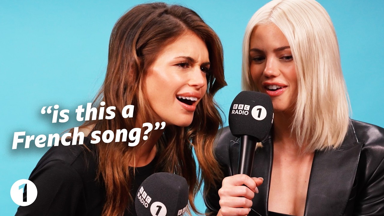 The Shards' Kaia Gerber & Hayes Warner try and guess songs in Speed Test