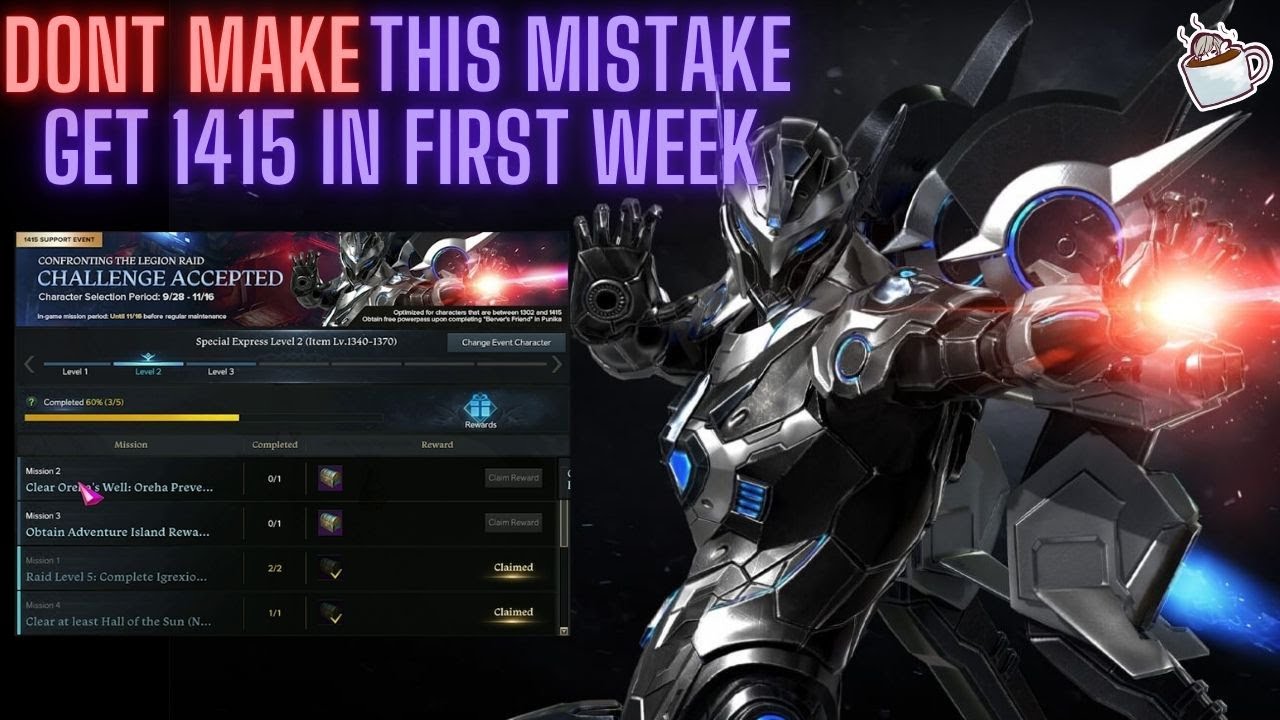 Lost Ark How to get 1415 on Scouter Event ~DONT MAKE THIS MISTAKE~