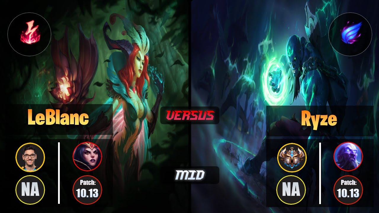 Nisqy LEBLANC (Mid) [Electrocute] VS RYZE - Challenger NA Patch 10.13