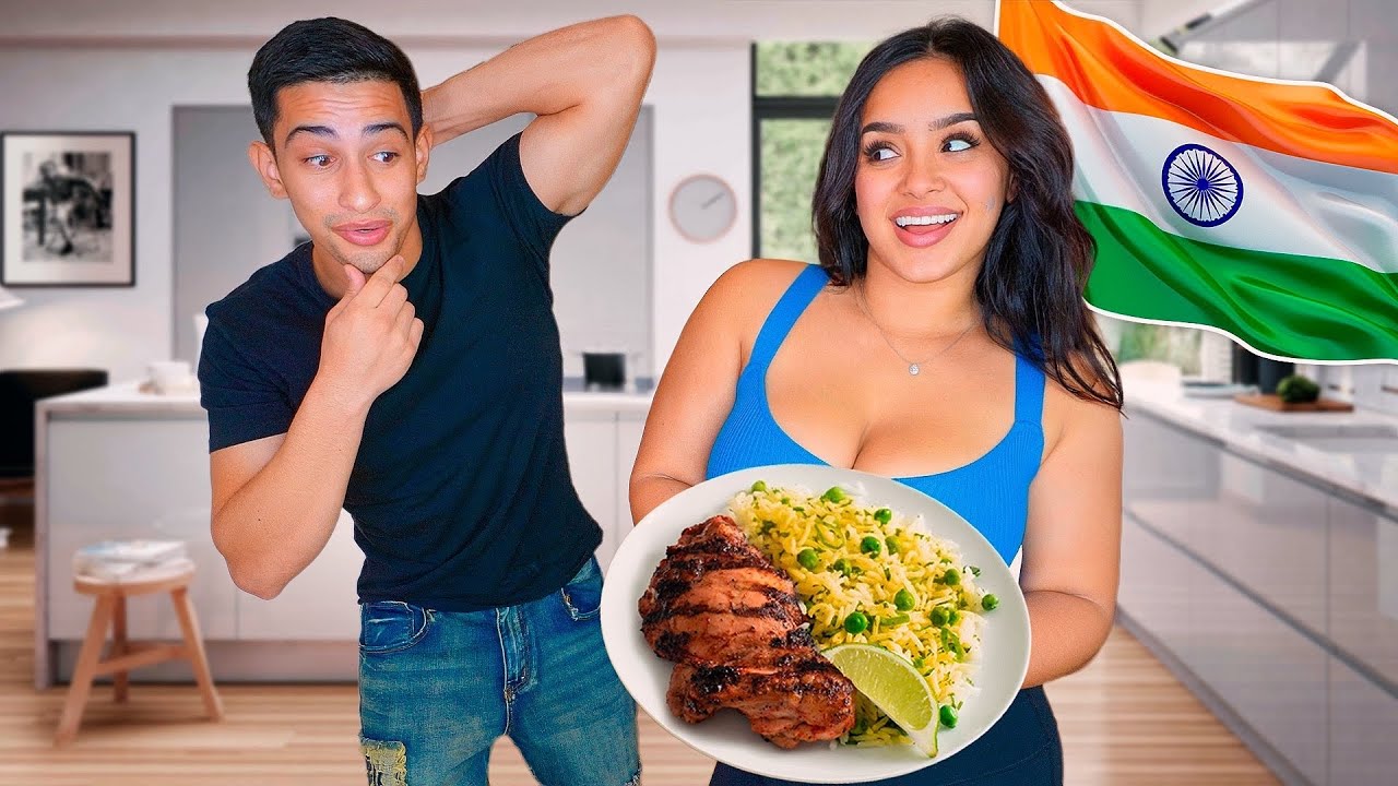 COOKING INDIAN FOOD FOR MY FIANCE FOR THE FIRST TIME!!