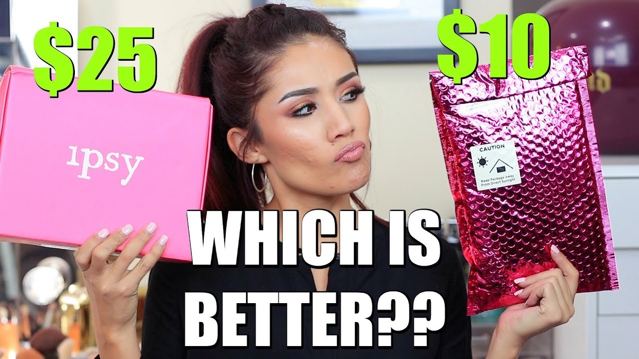 IPSY BAG vs IPSY GLAM BAG PLUS UNBOXING NOVEMBER 2018