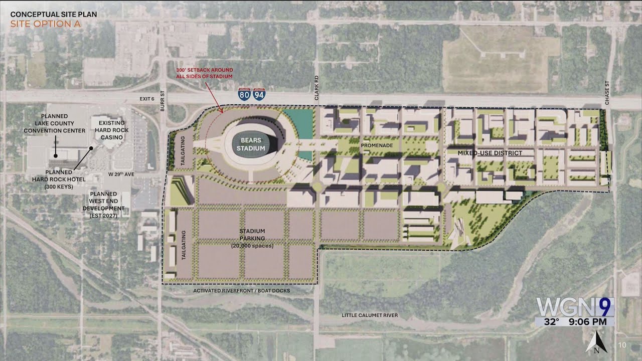 Gary mayor releases renderings of proposed new Bears stadium, heating up competition