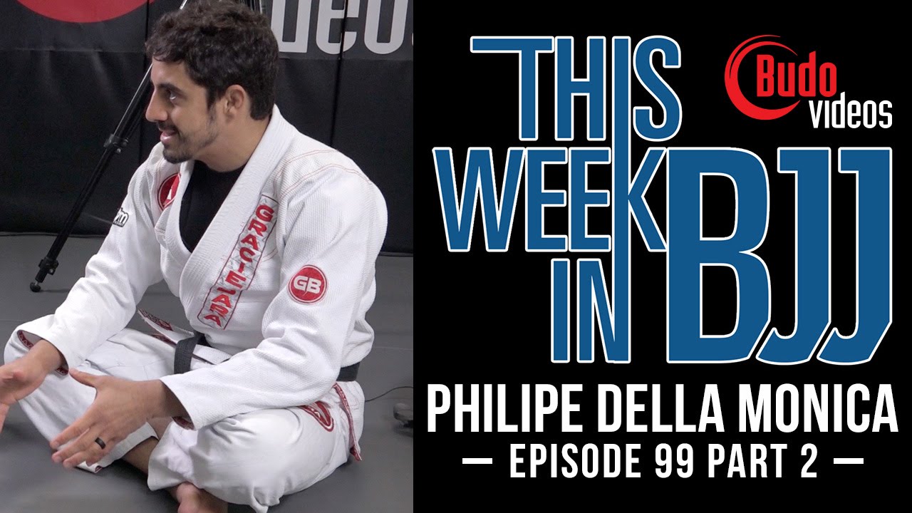 TWIBJJ Episode 99 Philipe Della Monica Part 2 of 2 reverse half guard set up and sweep