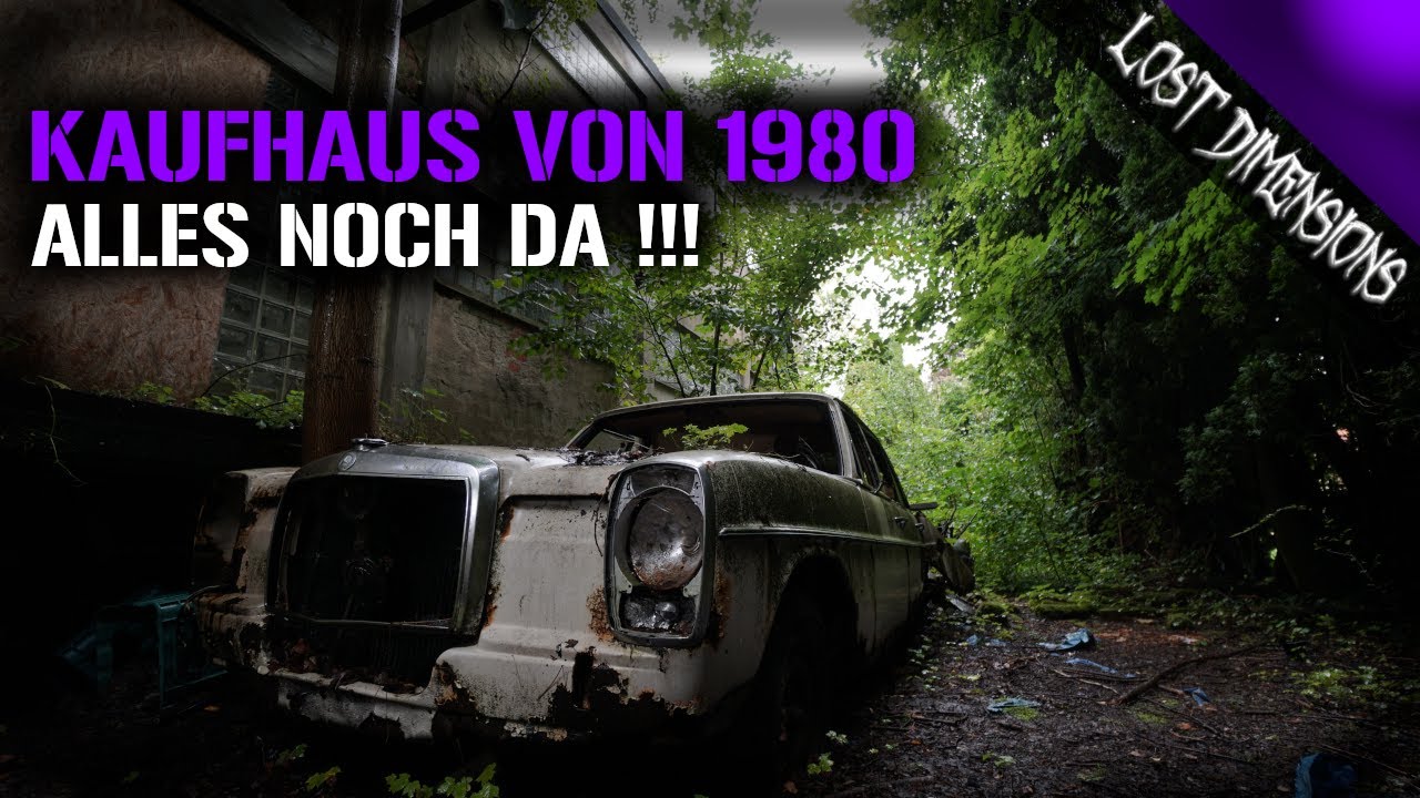 Das VERLASSENE KAUFHAUS von 1980 | ALLES NOCH DA!!! 🤯 | LOST PLACES