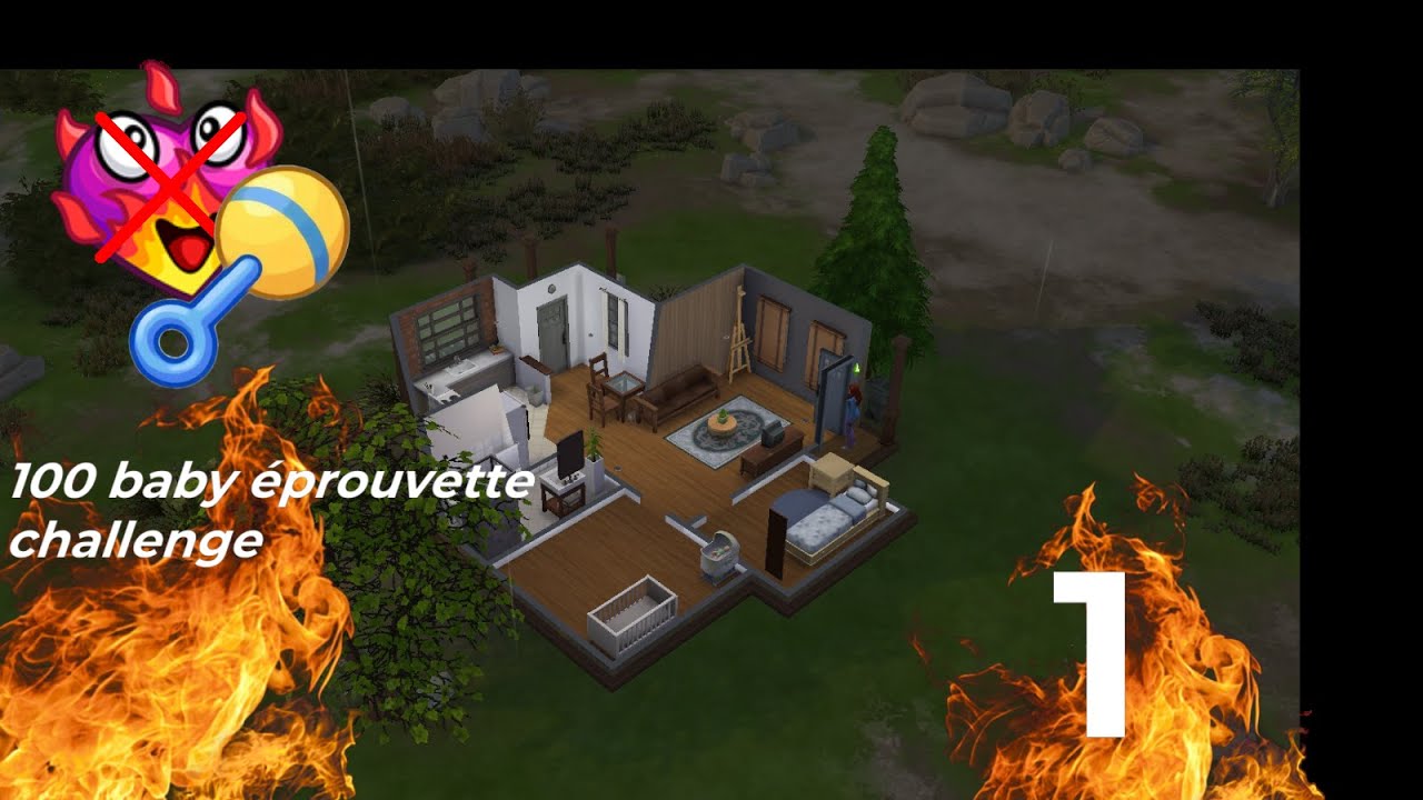 100 baby éprouvette challenge episode 1:  premier enfant et le commencement d'un chaos