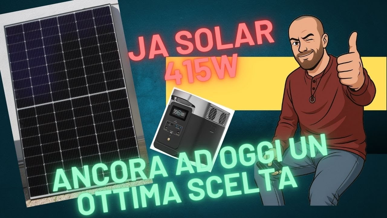 JA SOLAR 415W, CREIAMO LA NOSTRA STRINGA FOTOVOLTAICA IN ECONOMIA!!